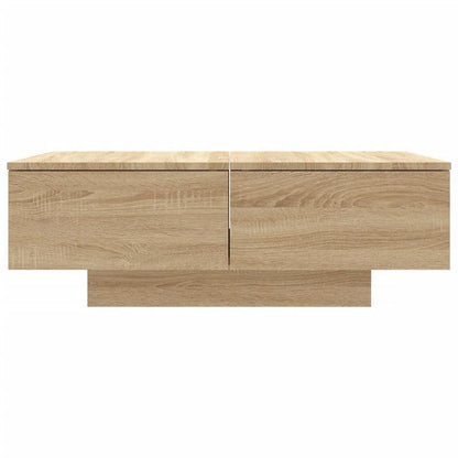 Salontafel – Bijzettafel – Woonkamer Tafel – Ontvangsttafel – Houten Tafel – Stevig En Duurzaam – 90x60x31 cm – Sonoma Eikenkleur