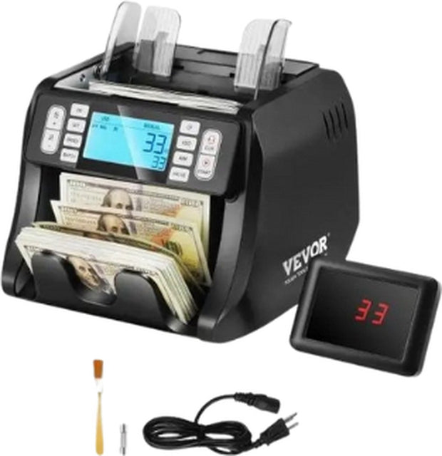 Money counting machines - Money counter - Money counting machine notes - Counterfeit money detector - 1200 pieces/min