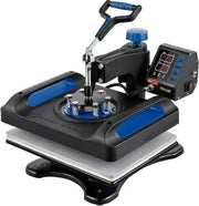 Hittepersmachine - Warmte Persmachine - Hittepers - Heat Press Machine 30x38 cm - Snelle Verwarming, 360° Draaibaar - Digitale Sublimatie voor T-Shirt en Vinyl Transfer