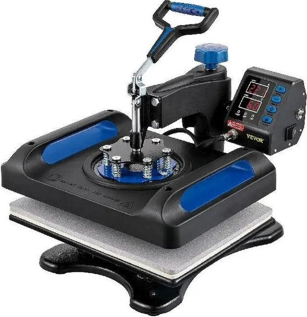 Hittepersmachine - Warmte Persmachine - Hittepers - Heat Press Machine 30x38 cm - Snelle Verwarming, 360° Draaibaar - Digitale Sublimatie voor T-Shirt en Vinyl Transfer