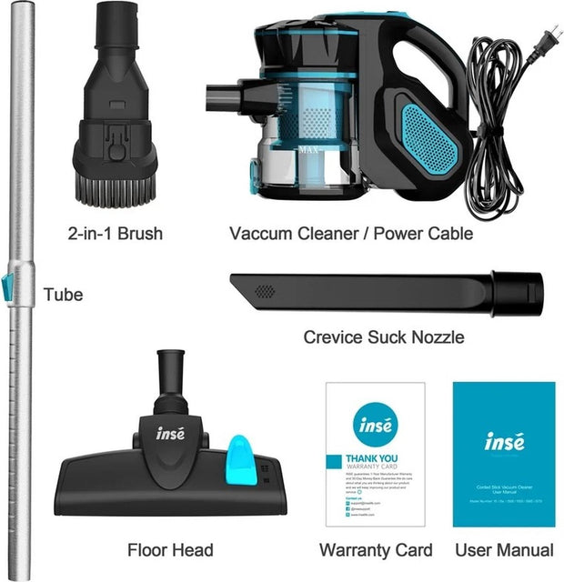 Bagless vacuum cleaner - Corded vacuum cleaner - Powerful bagless vacuum cleaner - For household cleaning