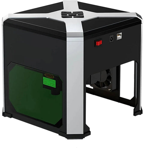 Laser Graveermachine - Laser Cutter Bluetooth Bestuurbaar - Graveermachine Makkelijk te Installeren - Zwart