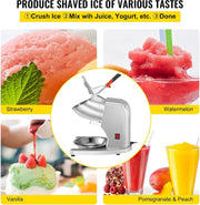 Slush puppy machine - ice crusher - slush puppy - schaafijs - RVS - elektrisch - zilver