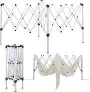 Opvouwbaar Paviljoen - 3x3m - Waterdicht en UV-bescherming - voor feesten en buitenevenementen