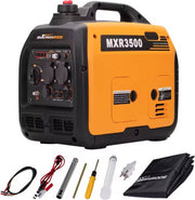 Super silent Inverter Generator 3300 W - Petrol, 4-stroke - With USB and 230V sockets - Emergency power generator for camping, travelling and war emergencies