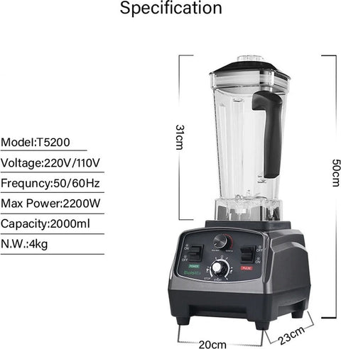 Sapcentrifuge - Zelfreiniging - Juicer - Top Kwaliteit - Fruit Keukenmachine - Multifunctioneel - 2200 W