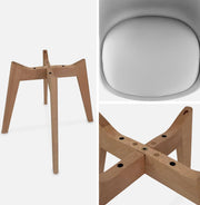 Set of 6 dining room chairs, nils, 42x55x81cm