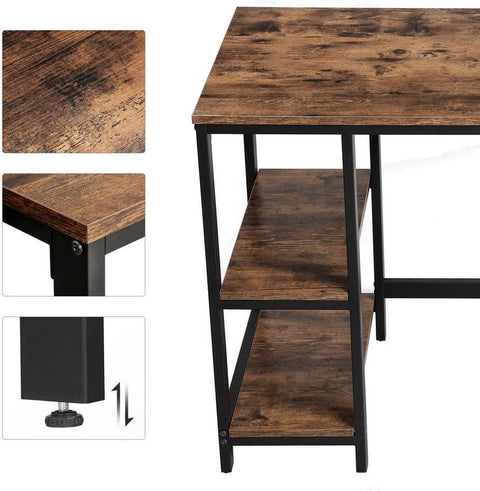 Bureau met vintage Look - Computertafel - Vintage