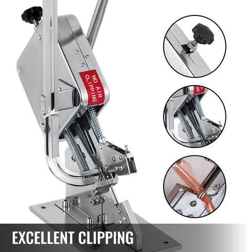 U-vormige Worstknipmachine - Handmatige Sealer met 8000 Stuks Clips - Voor Worstomhulsels - Fruitgaaszakken