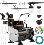 Airbrush - Compressor - Airbrush Set Met Compressor - Airbrush Pistool - Compressor - Airbrush verf - Beginners & Professionals