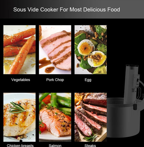 Sous Vide Stick - Sous Vide Cookers - Sous Vide - 1100W - Immersion Circulation Pump - Vacuum Slow Cooker - LCD Digital Precision Control