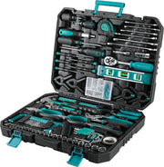 Gereedschapset 198 Delig - Gereedschapskoffer- Universeel Gereedschap - Professionele Kwaliteit - Zeer Uitgebreid voor Thuis én Werk - Schroevendraaierset - Ratelsleutelset