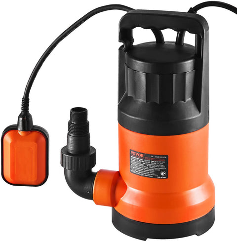 Dompelpomp - Waterpomp - 400w - 9500l/U - 7,9m Opvoerhoogte - 2510 GPH - Geschikt voor Tuinen - Vijvers - Zwembaden