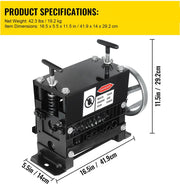 Koperdraad-strippingmachine - 1-20 mm - Handmatige draadstrippingmachine - 8 kanalen en 7 snijbladen - voor het verwijderen van plastic en rubberen isolatie
