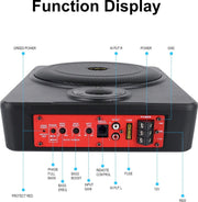 Auto Subwoofer Audio - 800W - Krachtige luidspreker - 90db - Onderstoel Woofer - Subwooferbehuizing met kabel - 40Hz-20KHz - Zwart