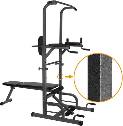 Pull up station - Fitness bank - Homegym - Fitness station - Krachtstation - Dipping Station