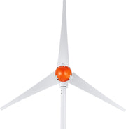 Windturbine -12V - 500W - 3-Bladige - Met Mppt-Controller - Turbinelichaam is Gemaakt van Gegoten Aluminium en is Corrosiebestendig - Verstelbare Windrichting en Startwindsnelheid van 2,5 m/s Geschikt - voor Thuisboerderij Campers Boten