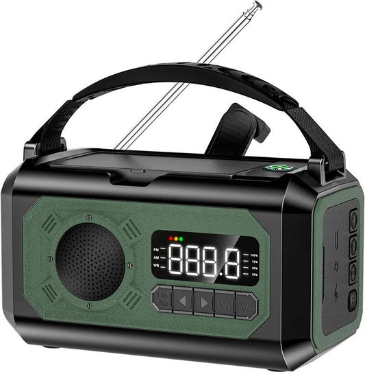 Emergency Radio - SOS Emergency Radio - Radio - Solar Panel - LED Lighting - Solar Energy - Emergency Radio - SOS Radio