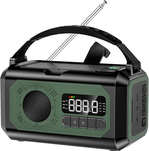 Noodradio - SOS Noodradio - Radio - Zonnepaneel - Led Verlichting - Zonne Energie - Emergency Radio - SOS Radio