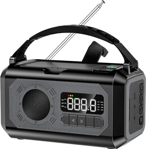 Noodradio - SOS Noodradio - Radio - Zonnepaneel - Led Verlichting - Zonne Energie - Emergency Radio - SOS Radio