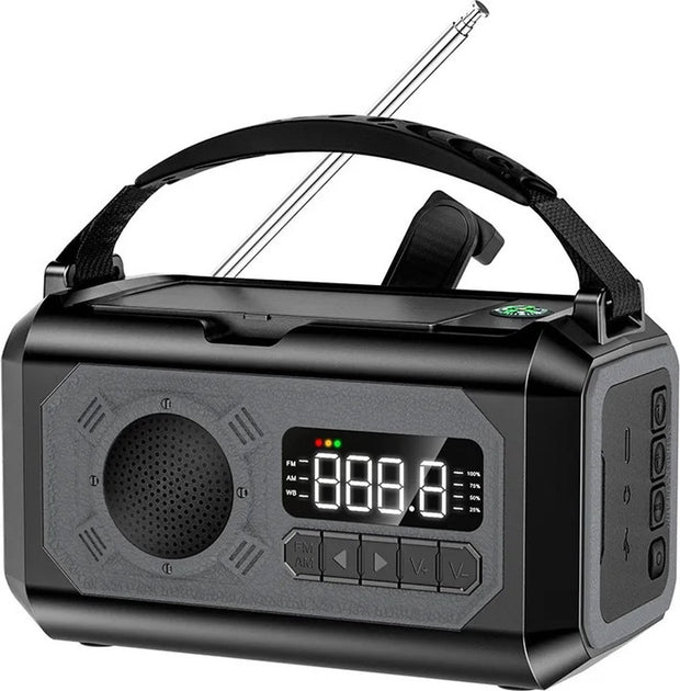 Noodradio - SOS Noodradio - Radio - Zonnepaneel - Led Verlichting - Zonne Energie - Emergency Radio - SOS Radio