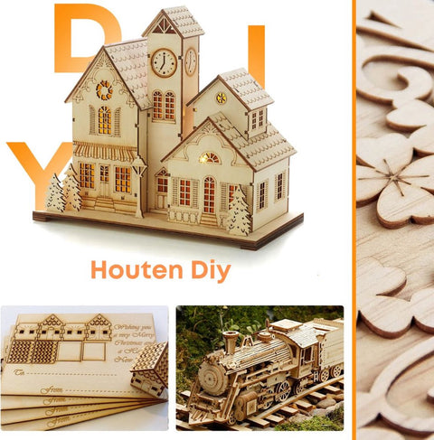 Laser Graveermachine - Ultra-Dunne Laser - Graveermachine - Laser cutter - Hout Acryl Laser Snijmachine