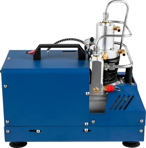 Elektrische luchtcompressorpomp - 1800 W - hogedrukluchtpomp - 4500 PSI - handmatige stop - luchtcompressor met waterkoeling - warmtedissipatie en LED-temperatuurweergave - voor scuba-tank, PCP-luchtgeweer