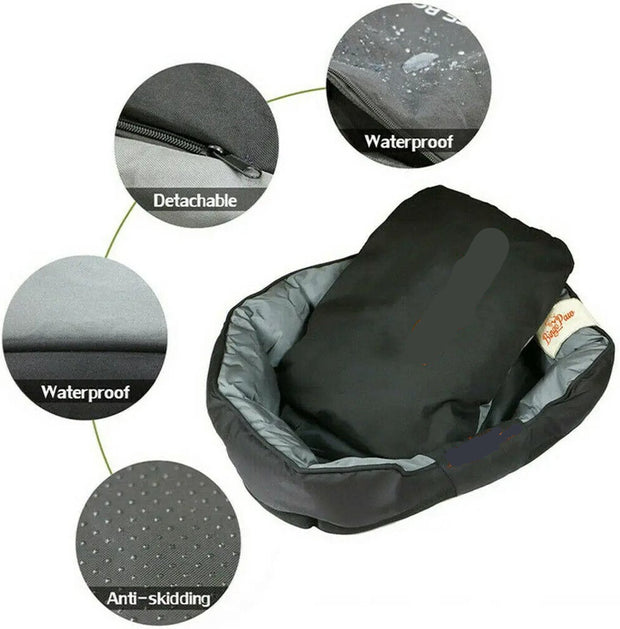 Robuust Hondenbed - Orthopedische Hondenbed - Waterdicht en Afwasbaar - Kwalitatief Duurzame Hondenmand - 130x90x26 - Tot 50kg