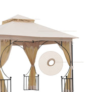 Partytent - Tuinfeesttent - Paviljoen - Tuinfeesttent - - Dubbel dak - 3 x 3m