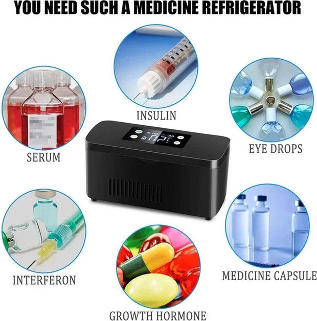 Koeltas medicijnen - Insuline koeltas - Diabetes Koeltas insuline - Medische Koelbox - Insuline Etui - Diabetes Tas - Medische Koeltas - Auto Koelkast