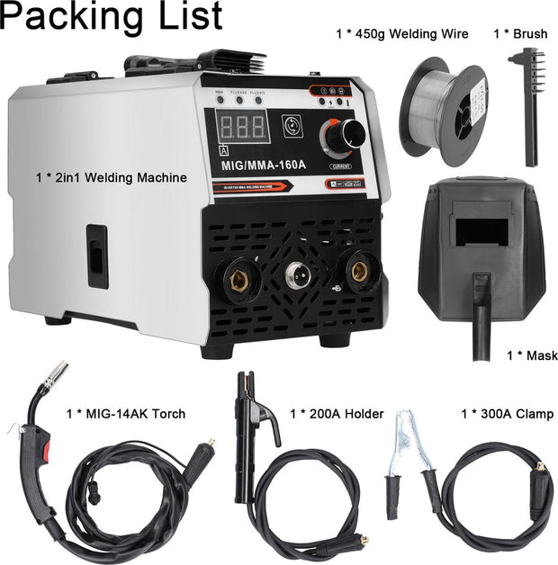 Lasmachine - Draadtoevoerstroom - 220V - Verstelbaar