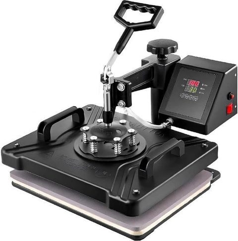 Transferpers - Drukmachine - Hittepers - Drukpers - Heat Press Machine - Sublimatie Printer - 38 x 30 CM - Zwart - Multifunctioneel Sublimatie voor Mok/Latte Mok/Hoed/Bord/Fles