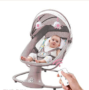 Baby Elektrische Schommelstoel - Baby Bed Schommel - Elektrische Wipstoel - Dingen voor Baby's - Pasgeboren Baby Schommel - Koffie Roze