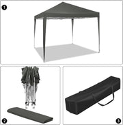 Waterdichte Pagodetent - 3x3 m - Ideaal voor Tuin - Camping en Festivals