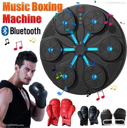 Boxing machine - Boxing machine with music - Boxing machine Adults and children - Bluetooth - Including boxing gloves for children - Boxing machine Ultra with music &amp; Bluetooth - Punching bag - Boxing machine