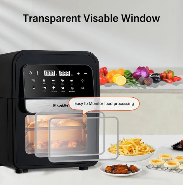 Multifunctionele 8 in 1 Airfyer - Elektrische Oven - Dehydrator - Touchscreen - 7L - 220-240V - 1400W