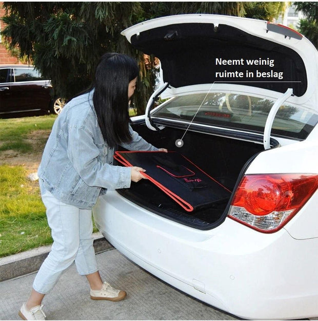 Complete 100W Foldable Solar Panel Set - Monocrystalline Solar Panel - 12V - Daylight Panel - Camper Solar Panel - With Inverter