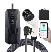 Autolader - Laadkabel - Auto Laad Kabel - 1 Fase - 3.7KW - Met lcd - Met App Bediening - 8.6M - Type 2 - Universeel