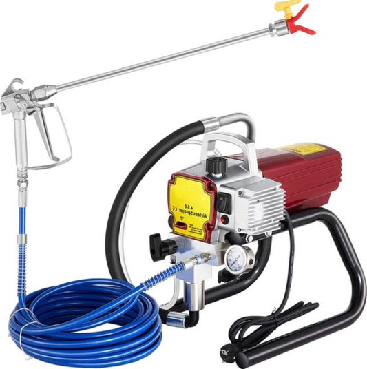 Professionele hoge druk verfspuit - Airless Spuitmachine - 1800W