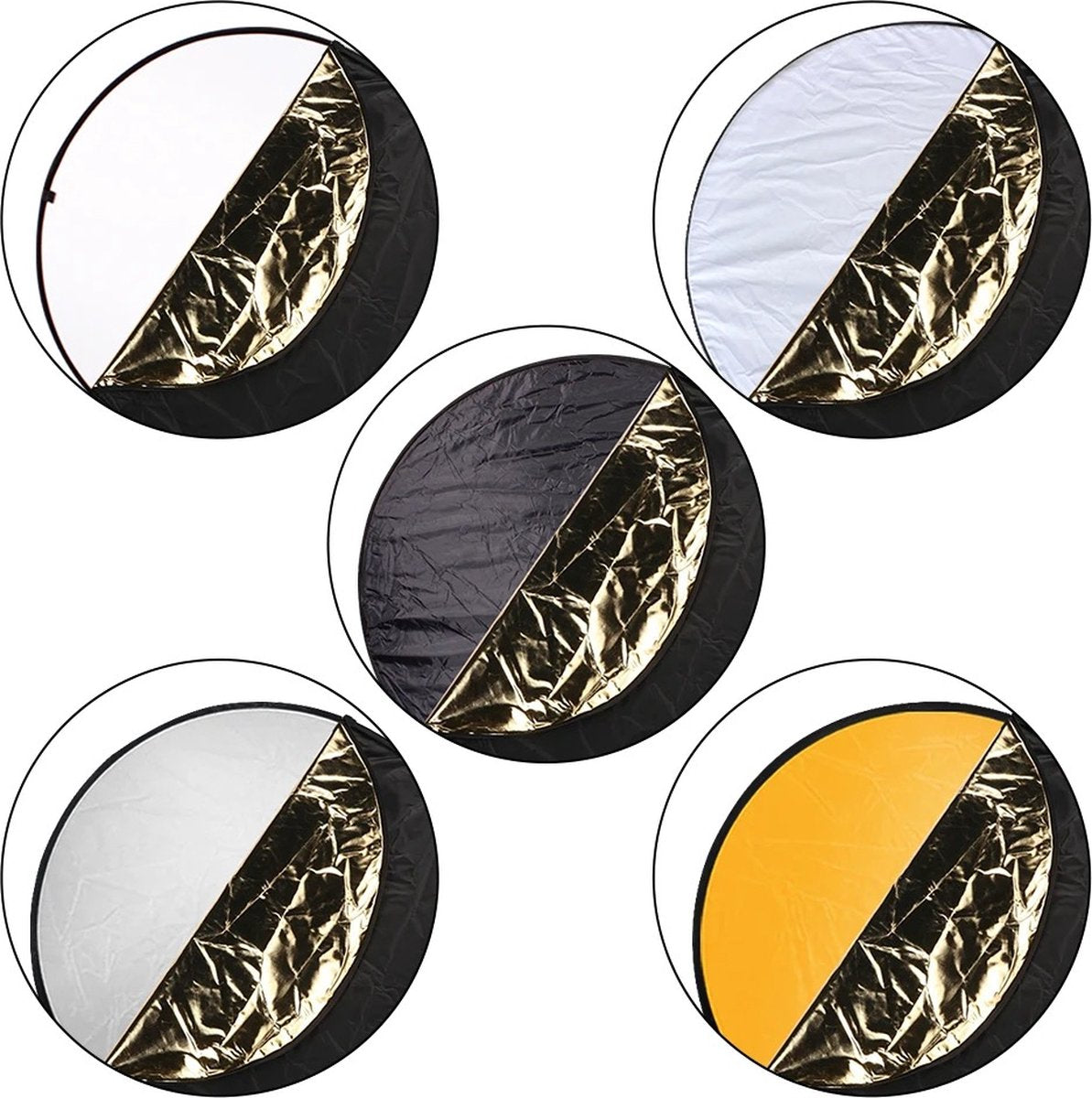 Photo Studio Softbox Lighting Kit with Background Frame - Backdrop System - Studio Photography - Includes 3 Backdrops, Tripod, Reflector Board and 4 Umbrellas - Complete Set