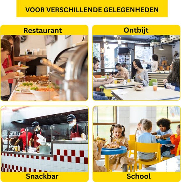 Buffet warmer PRO - Electric - Chafing Dish - Warming trays - Warming trays 3 for buffet - 3 parts