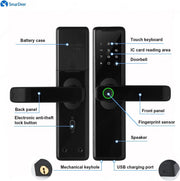 Smartlock - Smart Door Lock - Smart Lock - Fingerprint - Access Password IC Card - Smartlife Support