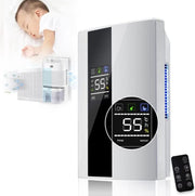 Luchtontvochtiger - 2 in 1 Dehumidifier - Vochtvreter - Ontvochtiger - Luchtreiniging - Draagbaar - Inclusief Afstandsbediening - LCD Scherm - Wit
