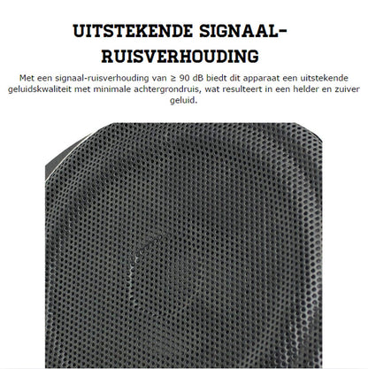 Subwoofer Auto - Subwoofer Auto Met Versterker Hoog Vermogen -   Actieve Instelbare - Bass Boost - 600W - 20Hz - 150Hz - Zwart
