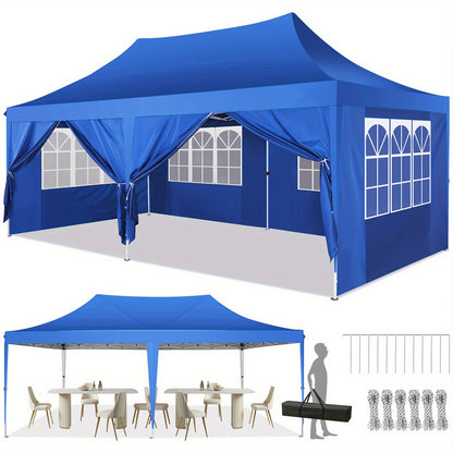 Partytent – Tuinkamer – Overkapping – Feesttent – Pagodetent – 3x6 Meter – Afneembare Zijwanden