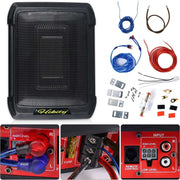 Auto Subwoofer Audio -1000W - Auto Auto Versterker Subwoofer - Voertuig Audio - Hoog Vermogen - Pure Lage Muziek Auto Luidsprekers - Onder Stoel Subwoofer - 34.5x26x8CM - Zwart