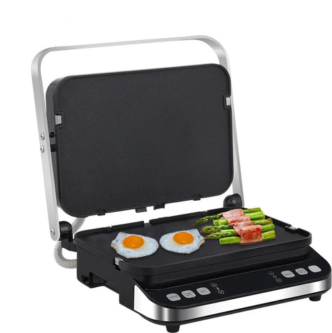 Contactgrill Voor Het Bereiden Van Diverse Gerechten - Panini Grill - Tafel Grill - Anti Aanbaklaag