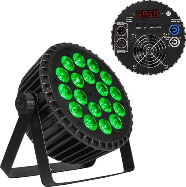 Led Par RGB - 18x18W - Led Lampen - Ledlamp - Led Bar - Aluminium - DJ Bar