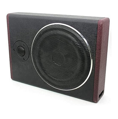 Subwoofer Auto - Subwoofer Auto Met Versterker Hoog Vermogen -   Actieve Instelbare - Bass Boost - 600W - 20Hz - 150Hz - Zwart