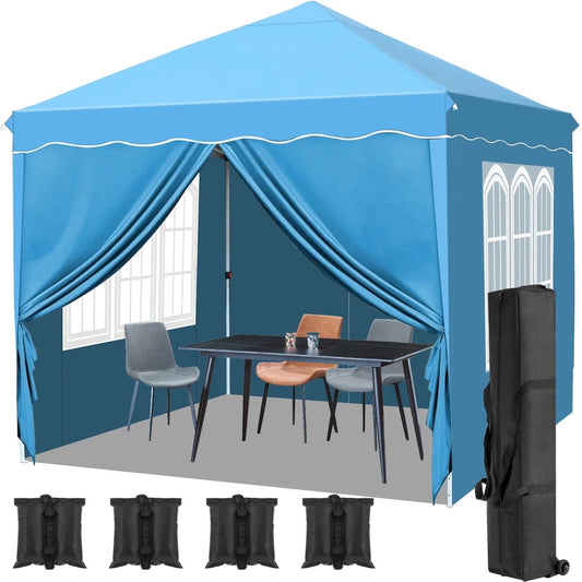 Party Tent - Party Tents - Foldable Party Tent - Party Tent 3x3 - Pavilion - Party Tent Easy Up - Waterproof Party Tent - Party Tents With Side Walls -